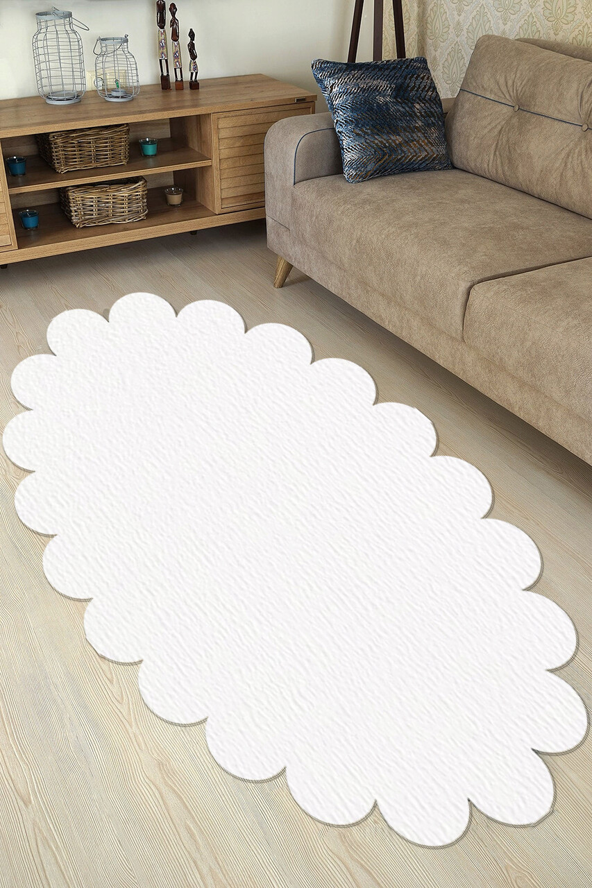 Covor, Ellipse Daisy, 150x230 cm, Alb - imagine 4